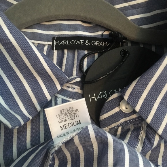 Harlow & Graham striped blouse - Picture 2 of 5